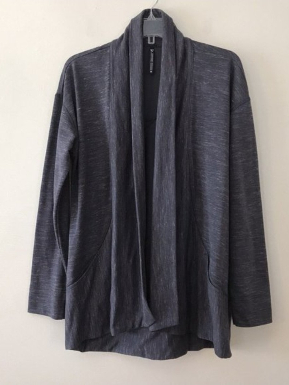 Kuhl Open-Front Shawl Collar Cardigan - Charcoal Gray